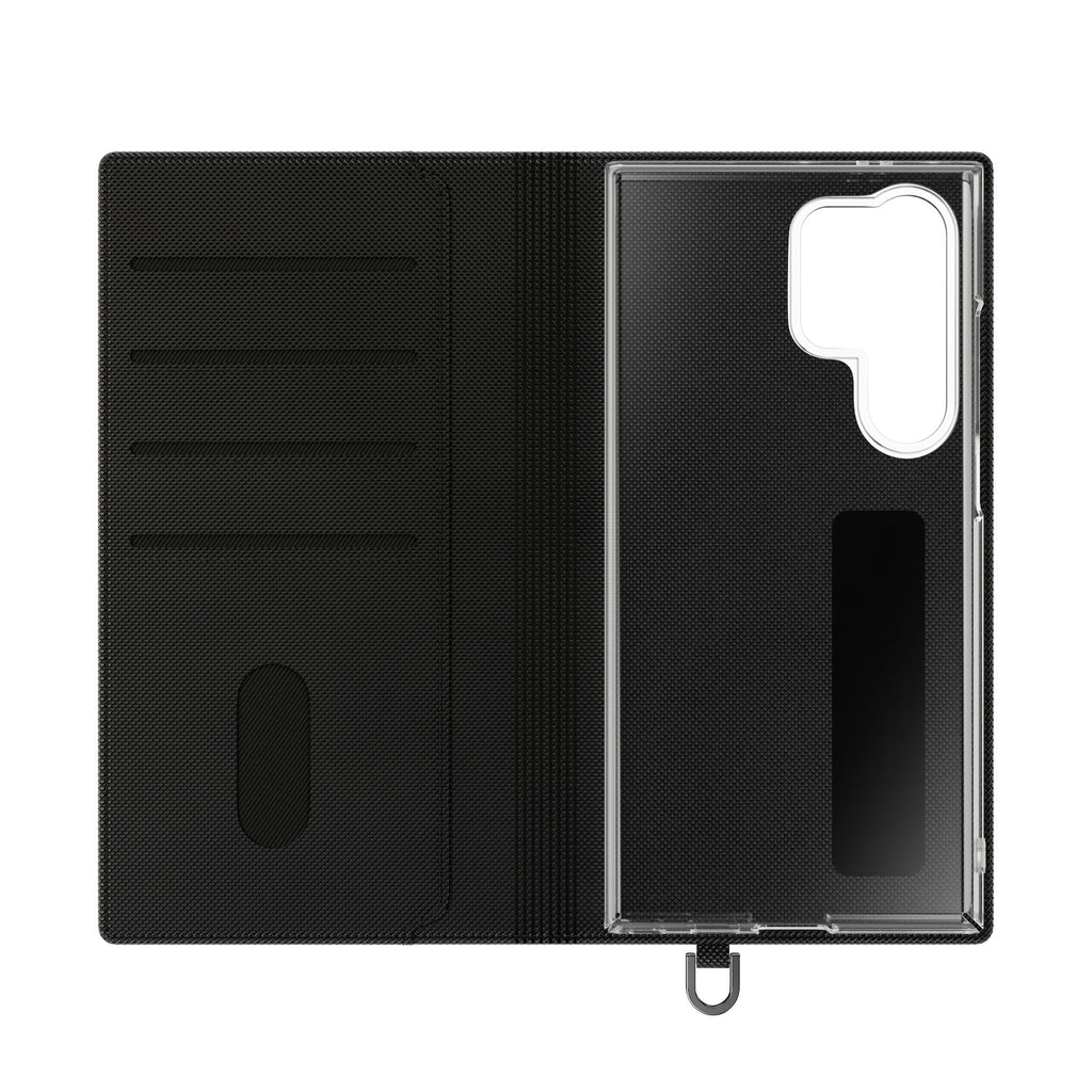 Flip Case – 'Touch Her & Die' Gothic Rose Wallet Phone Case