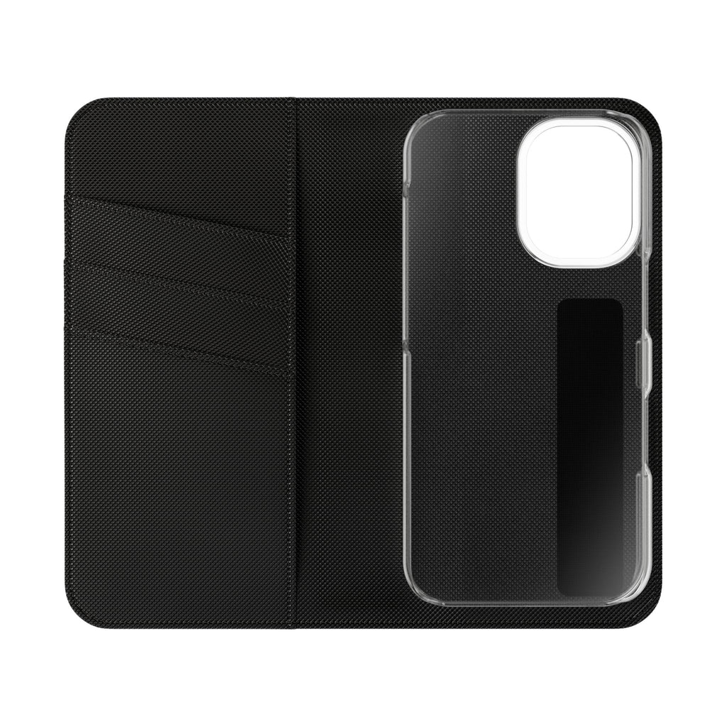 Flip Case – 'Touch Her & Die' Gothic Rose Wallet Phone Case