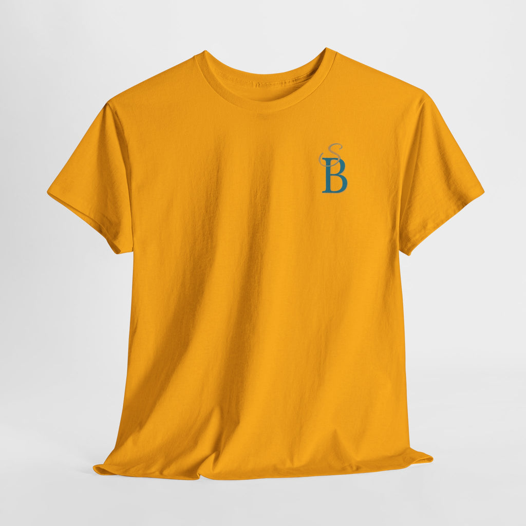 Slow Burn Tee — "Slow Burn Ruins Me Slowly" Minimal Chest Monogram T‑Shirt