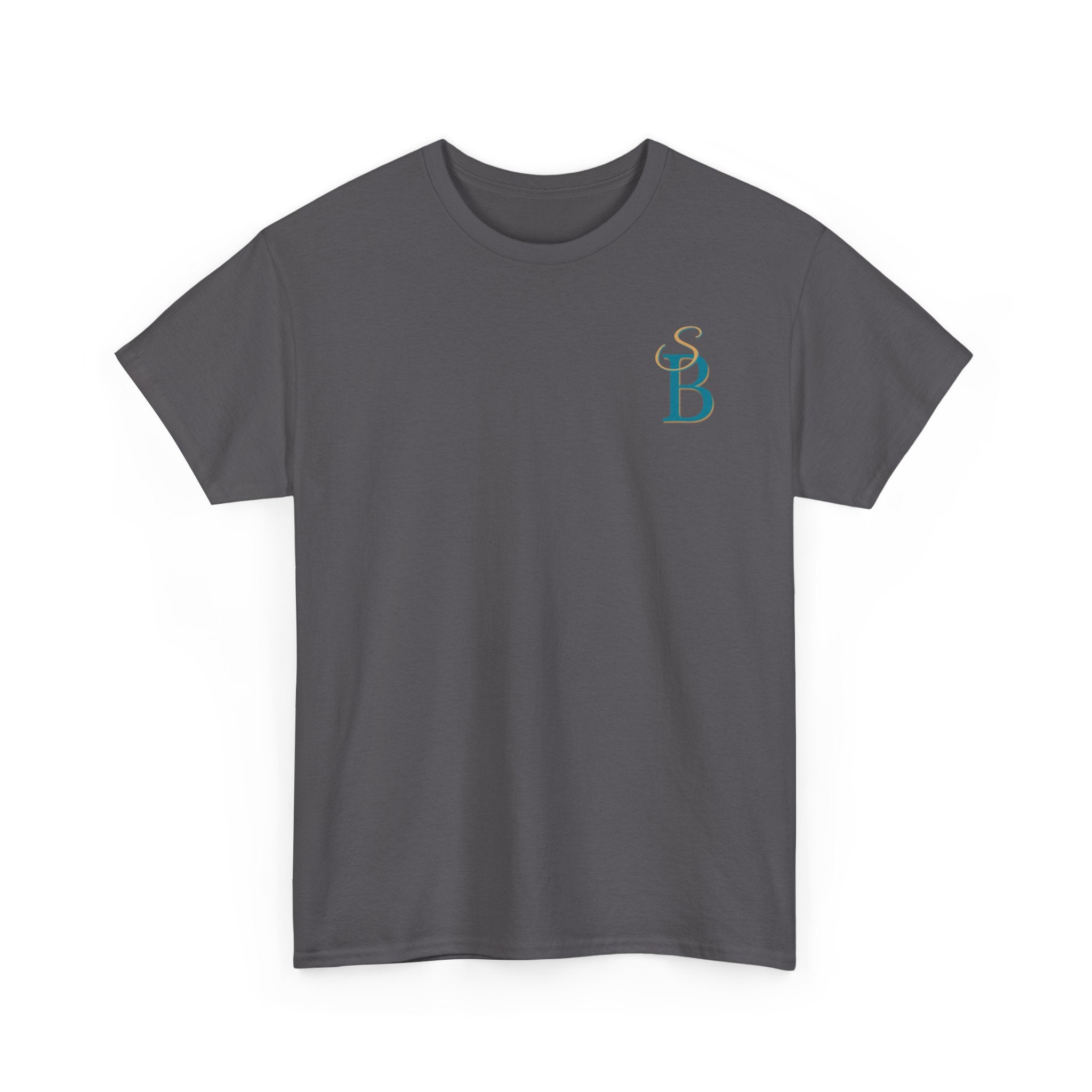 Slow Burn Tee — "Slow Burn Ruins Me Slowly" Minimal Chest Monogram T‑Shirt