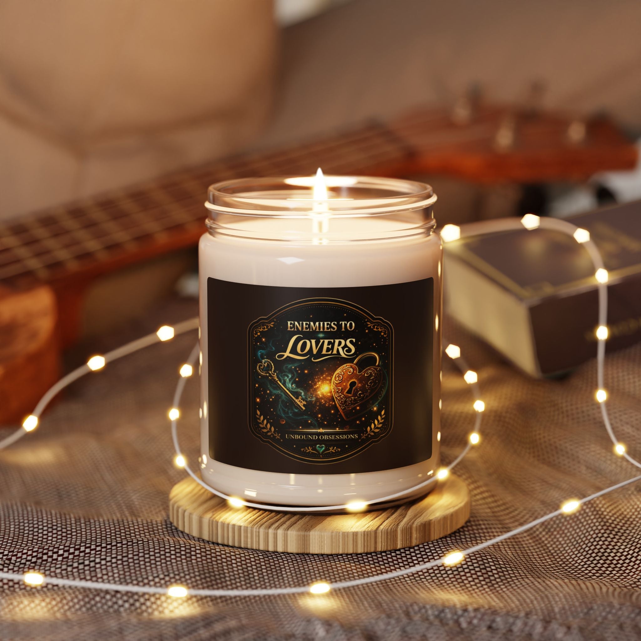 Enemies to Lovers Scented Soy Candle — 9oz Jar (Hand-Poured)