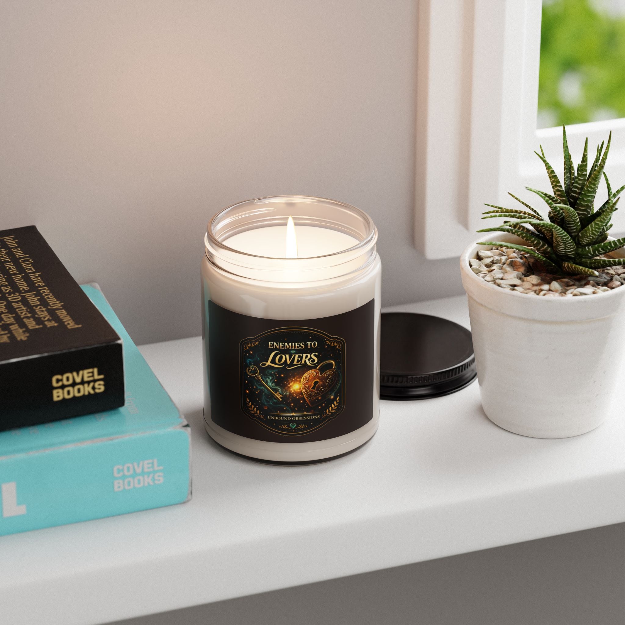 Enemies to Lovers Scented Soy Candle — 9oz Jar (Hand-Poured)