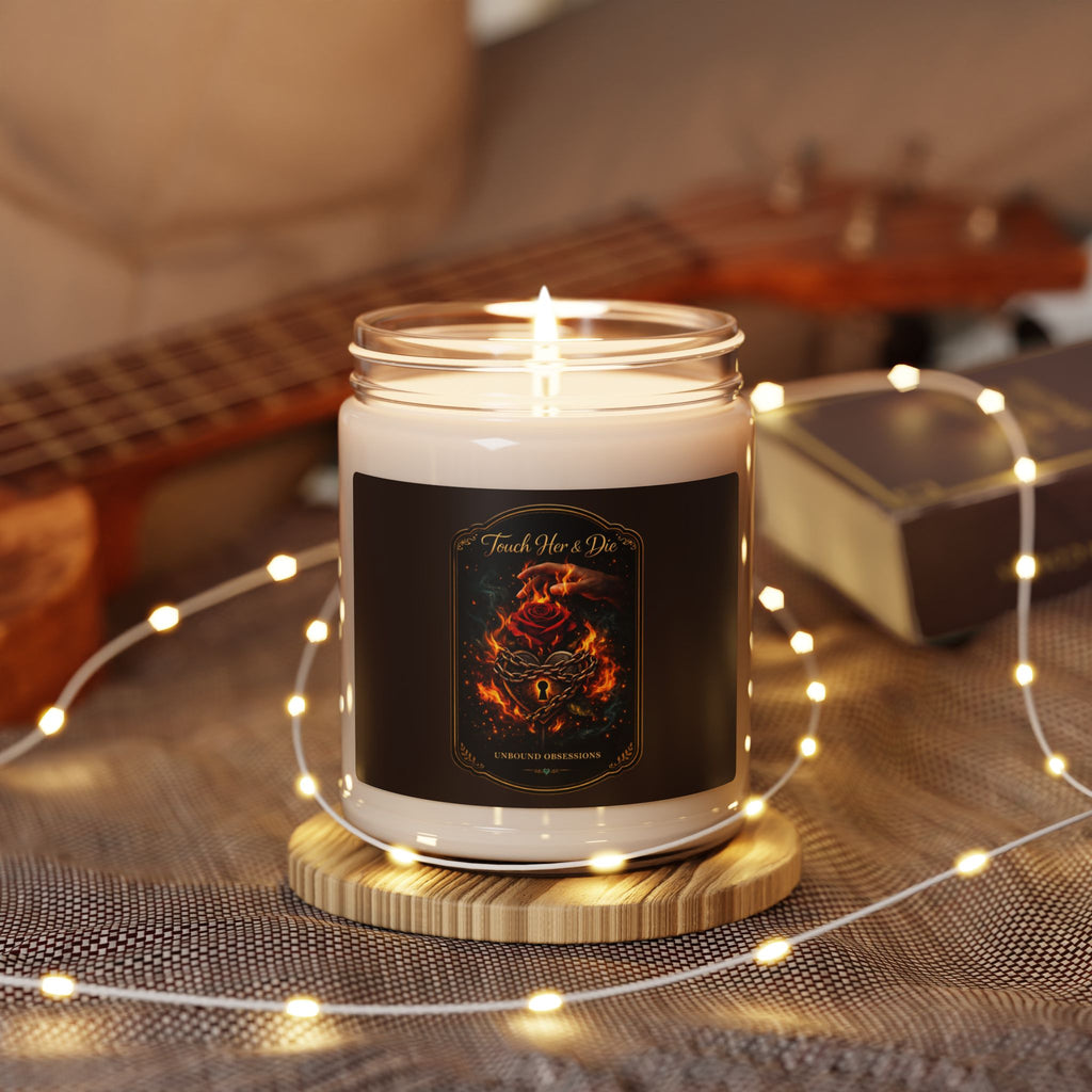 Touch Her&Die -- Scented Soy Candle — 9oz Jar (Hand-Poured)