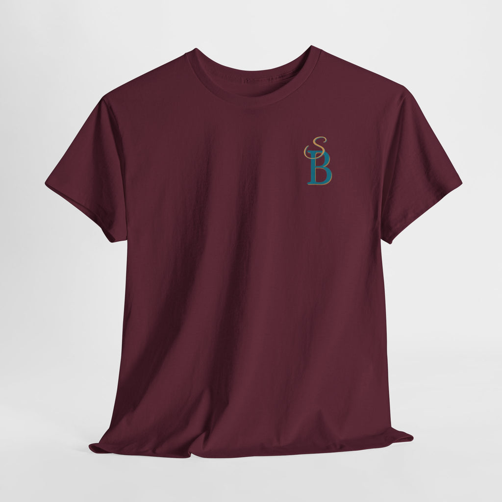 Slow Burn Tee — "Slow Burn Ruins Me Slowly" Minimal Chest Monogram T‑Shirt