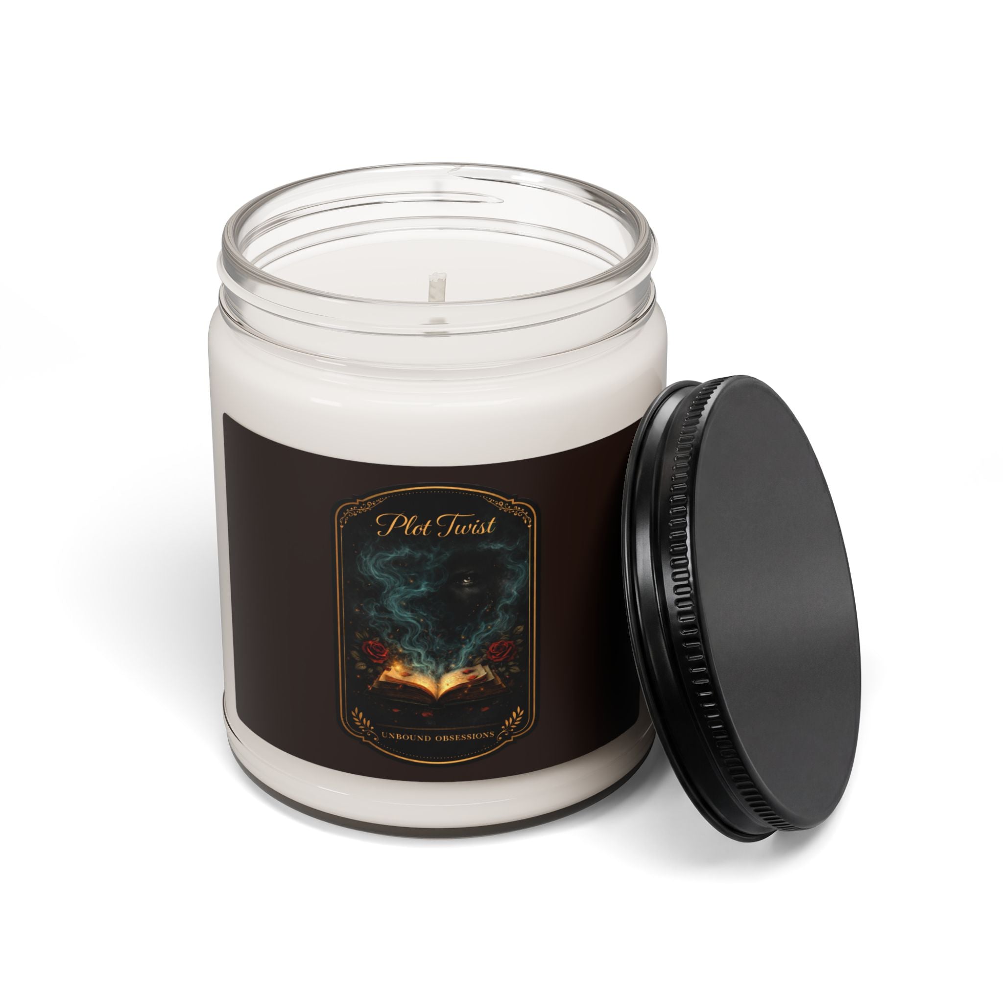The Plot Twist Scented Soy Candle — 9oz Jar (Hand-Poured)